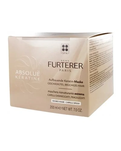 René Furterer Absolue Kératine Cure Rebirth Repairing Mask For Damaged And Fragile Hair 200 ml